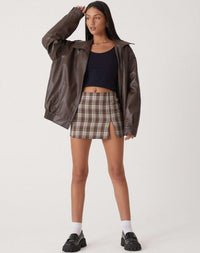 Oversized Los Leren Damesjasje – Yara
