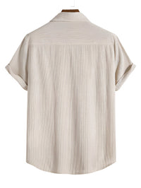 Trendy heren zomer-set met streepmotief - StrandStil