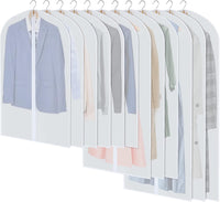 PEVA Kledinghoes Set – 12-Pack Hangende Kledinghoezen in 3 Maten (1 Kopen, Krijg 1 GRATIS)