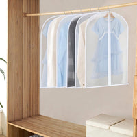 PEVA Kledinghoes Set – 12-Pack Hangende Kledinghoezen in 3 Maten (1 Kopen, Krijg 1 GRATIS)