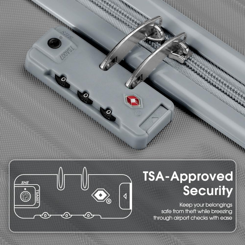 ABS Harde Koffer met Spinner Wielen & TSA Slot
