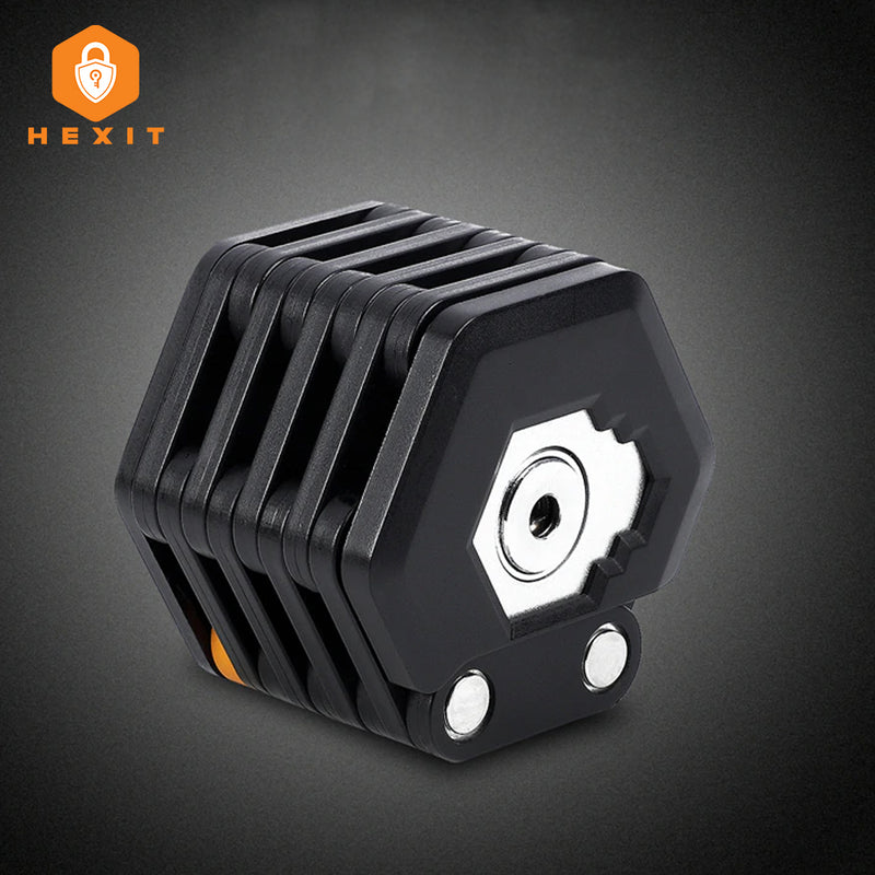 HEXIT™ Składana blokada rowerowa | Bezpieczna, kompaktowa i lekka