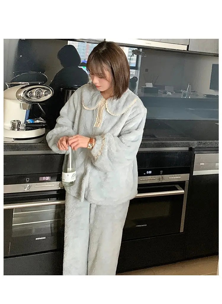 Jasmijn Fluff Piżama Duo | Ciepła i Wygodna