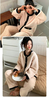 Jasmijn Fluff Piżama Duo | Ciepła i Wygodna