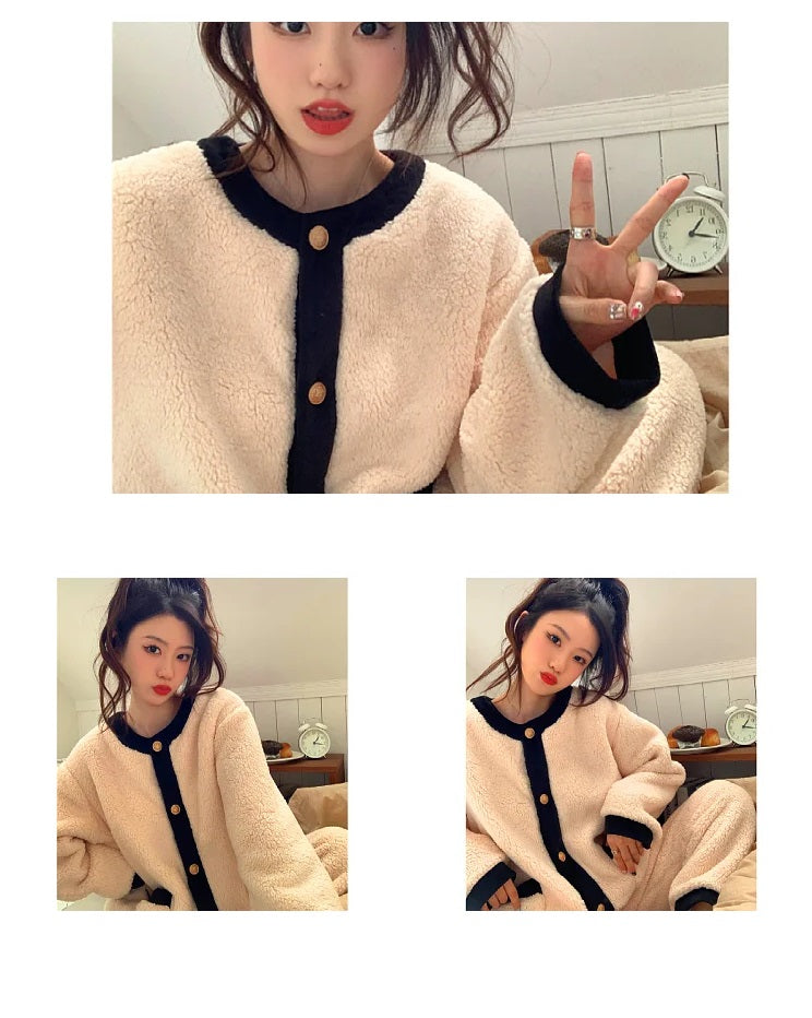 Jasmijn Fluff Piżama Duo | Ciepła i Wygodna