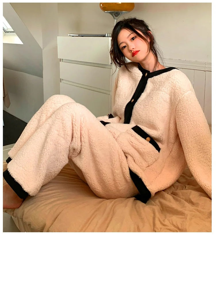 Jasmijn Fluff Piżama Duo | Ciepła i Wygodna