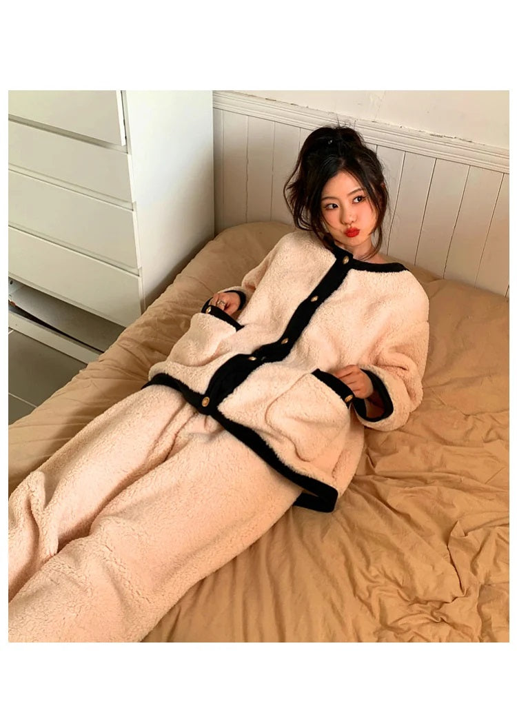 Jasmijn Fluff Piżama Duo | Ciepła i Wygodna