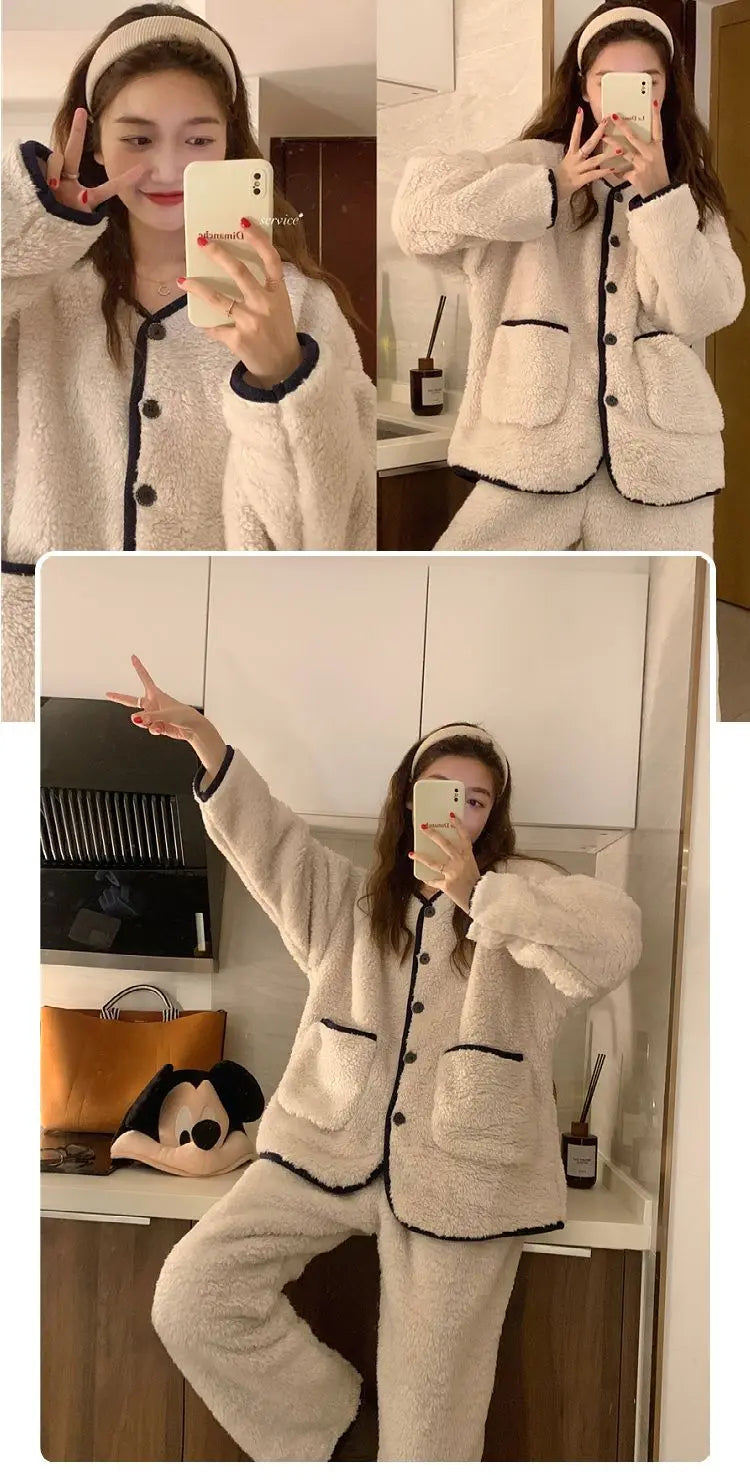 Jasmijn Fluff Piżama Duo | Ciepła i Wygodna