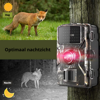Outdoor Mini Trail Camera | Waterdicht, Infrarood, Nachtzicht, 4K, HD