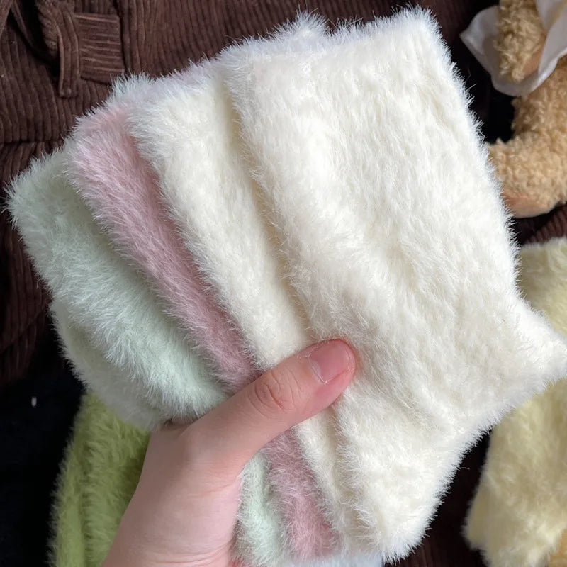 Anika aksamitne skarpetki | puszyste i wygodne