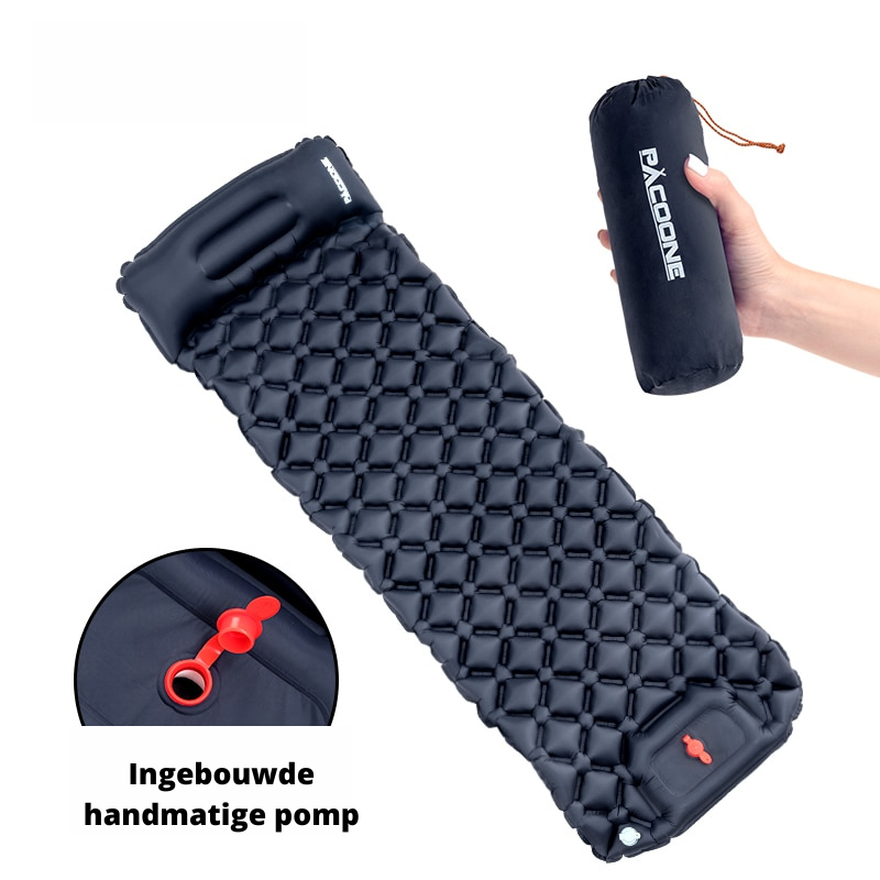 Materac dmuchany z poduszką | Komfortowy, ultralekki i wysokiej jakości