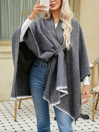 Mia Kasjmier Poncho | Retro i Stylowy