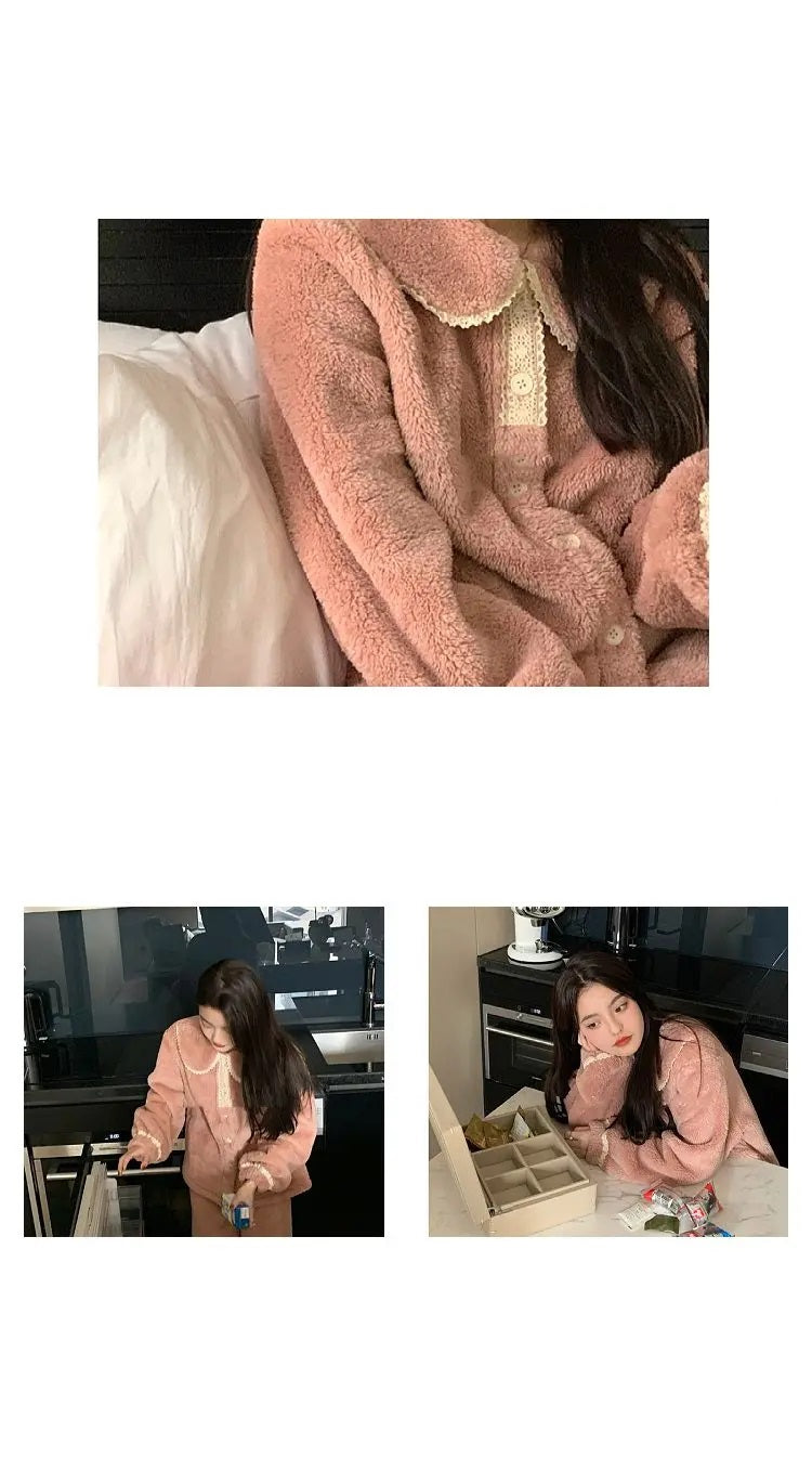 Jasmijn Fluff Piżama Duo | Ciepła i Wygodna