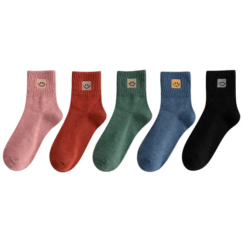 Anouk Smiley Skarpetki | Vintage skarpetki z uśmiechem