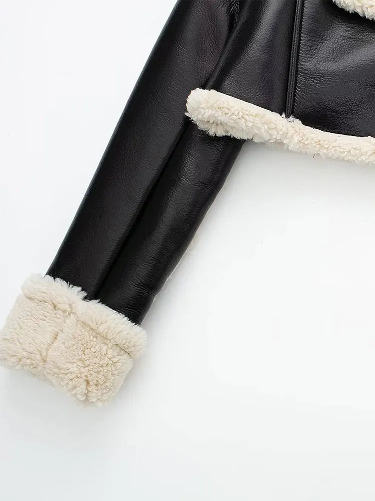 Esmee kurtka zimowa na zamek | vintage i stylowa