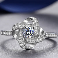 Pierścionek z węzłem miłości | Piękny, aby podarować ukochanej osobie