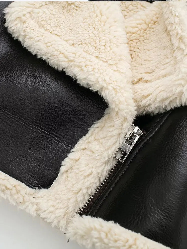 Esmee kurtka zimowa na zamek | vintage i stylowa