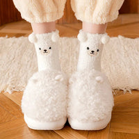 Anki piwne skarpetki | Urocze i miękkie