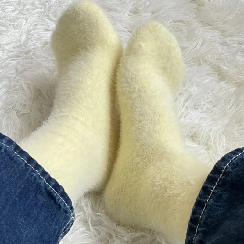 Anika aksamitne skarpetki | puszyste i wygodne