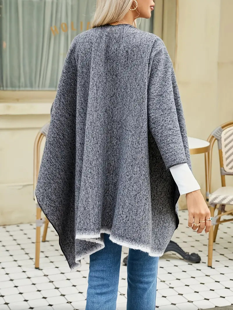 Mia Kasjmier Poncho | Retro i Stylowy