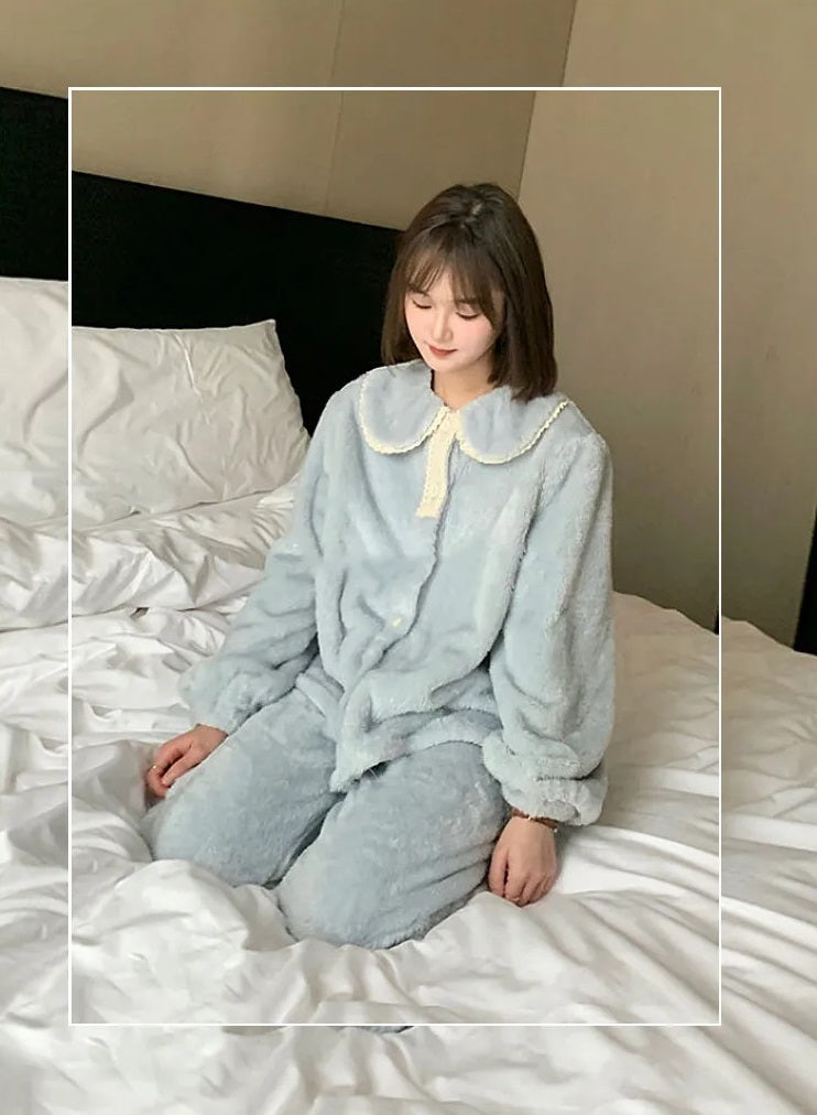 Jasmijn Fluff Piżama Duo | Ciepła i Wygodna