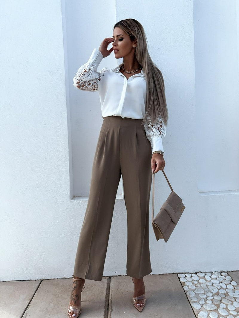 Bluzka Lilou | Jedwabista damska bluzka