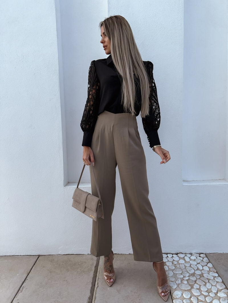 Bluzka Lilou | Jedwabista damska bluzka