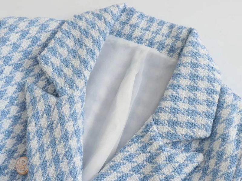 Marynarka Angeli Tweed | Ponadczasowa i Stylowa