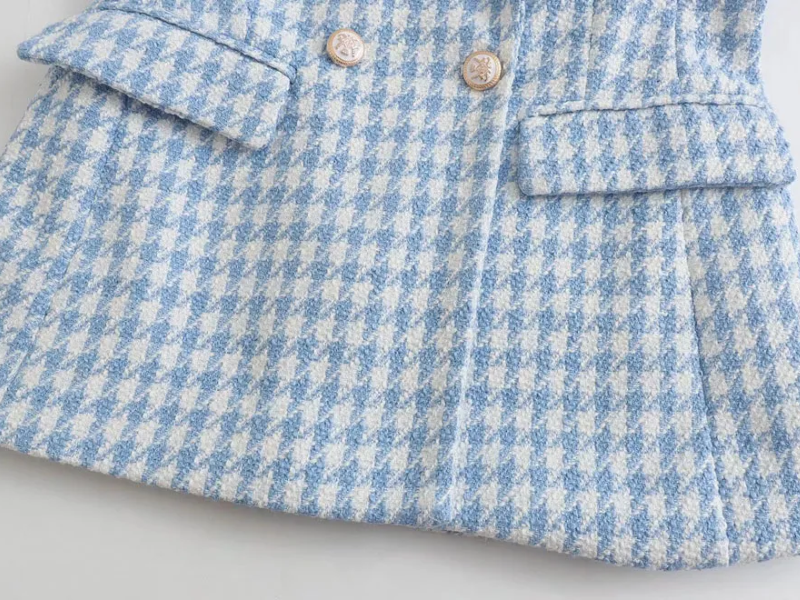 Marynarka Angeli Tweed | Ponadczasowa i Stylowa