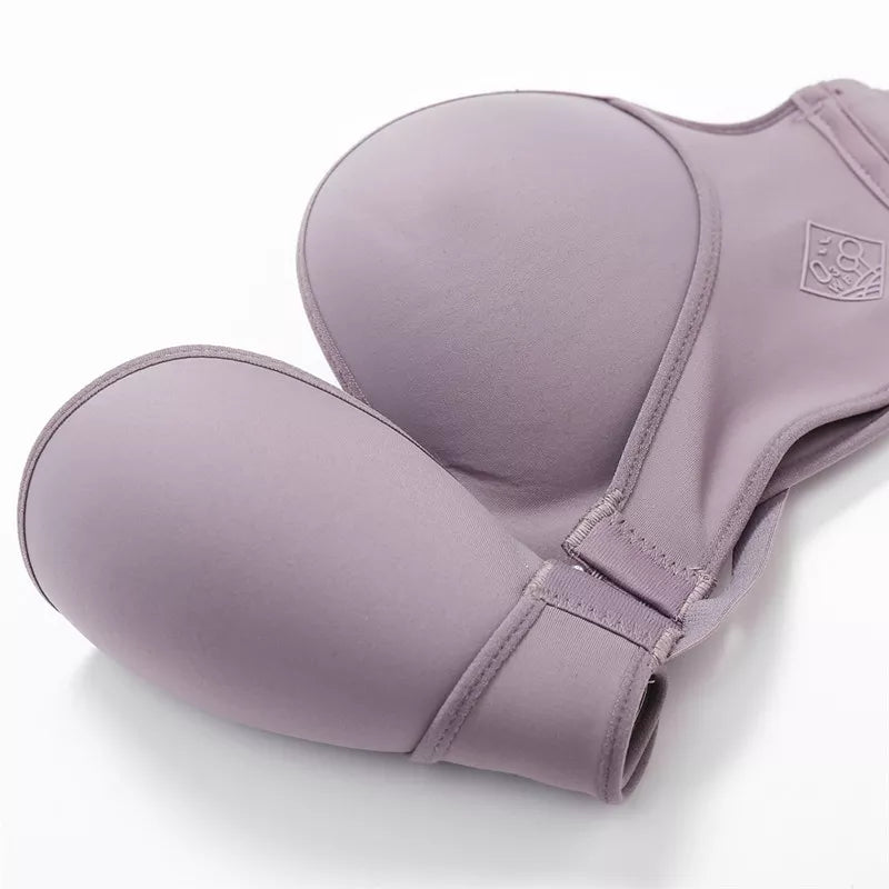 Biustonosz push-up bez ramiączek | Z wygodnym zapięciem z przodu!