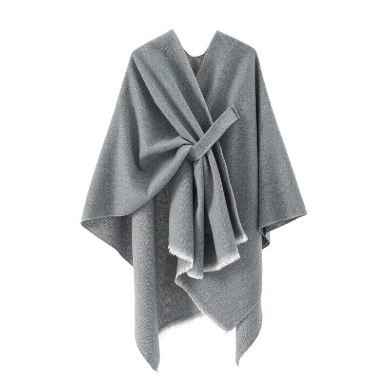 Mia Kasjmier Poncho | Retro i Stylowy