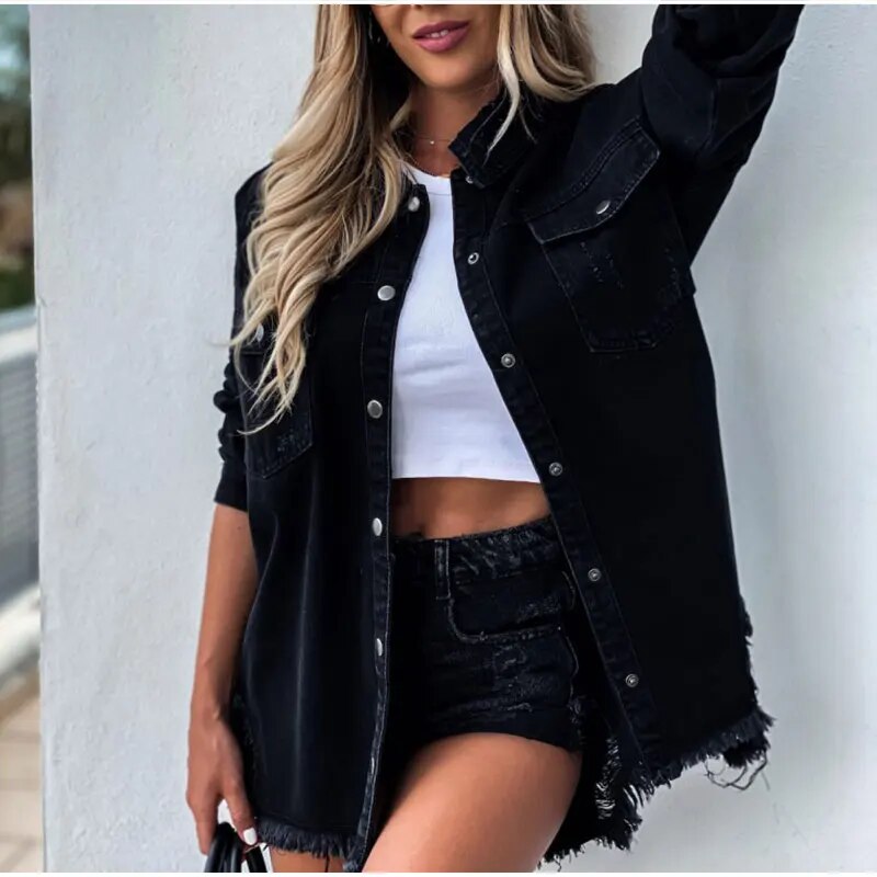 Rikka Kurtka Dżinsowa | Modna i Stylowa