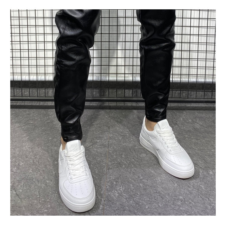 Spodnie skórzane Layton | Stylowe i twarde