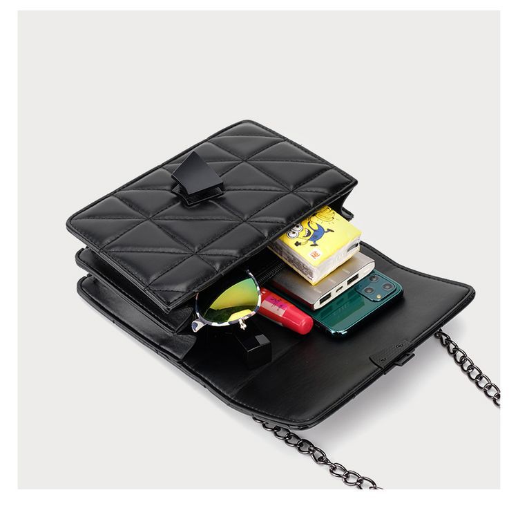 Lilly Luxury torebka | Designerska vintage torebka z wzorem w kratę.