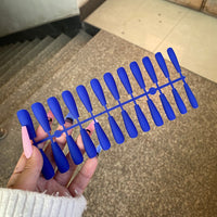 Matowe naklejane paznokcie (24 sztuki) | Idealne na wieczorne wyjście