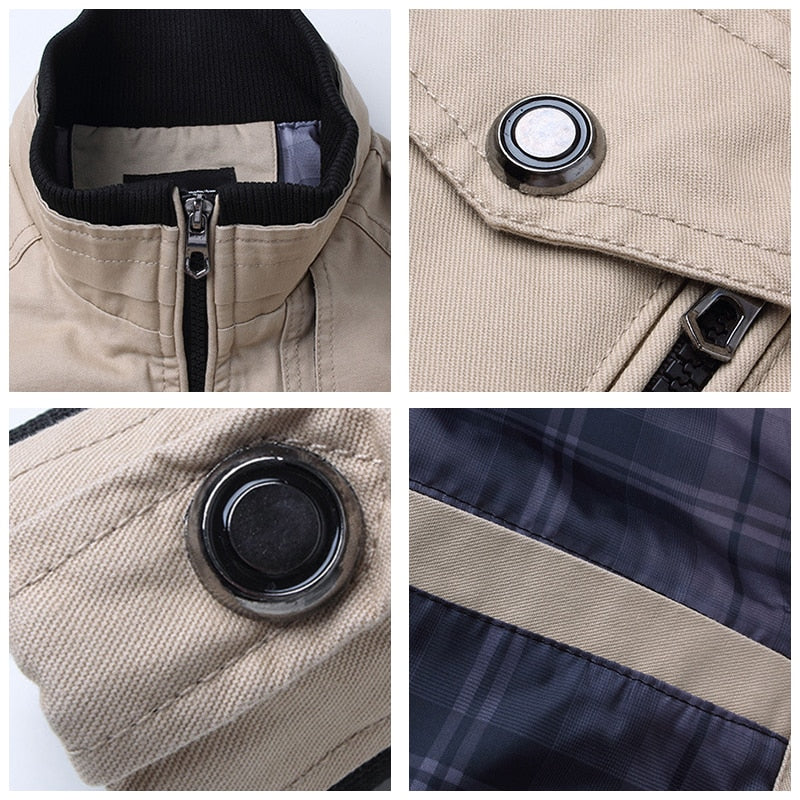 Vardi Dante™ Army zimowa kurtka | Wiatroszczelna kurtka męska