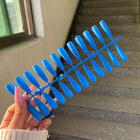 Matowe naklejane paznokcie (24 sztuki) | Idealne na wieczorne wyjście