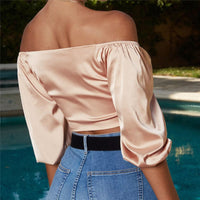 Joanne satynowy top | Seksowny, elegancki i stylowy