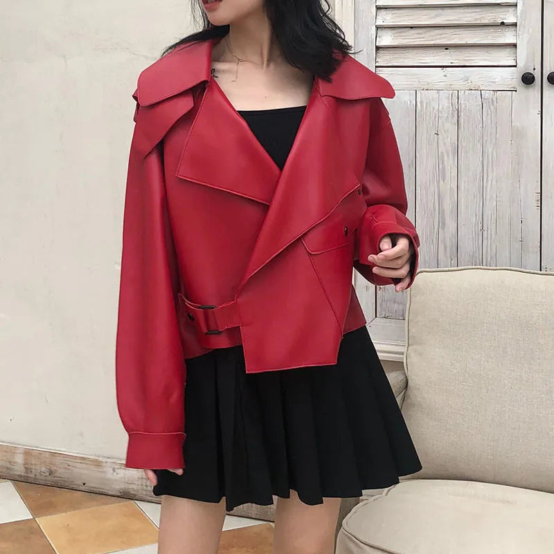 Carmelie Kurtka Skórzana | Retro i Stylowa