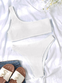 Janice bikini na jedno ramię | Z pięknym dopasowaniem