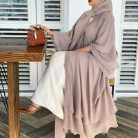 Vardi Dante™ Open Amina Abaya met Hijab | Een mooie & luchtige abaya