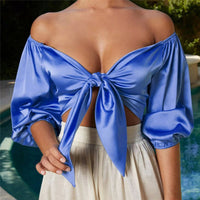 Joanne satynowy top | Seksowny, elegancki i stylowy