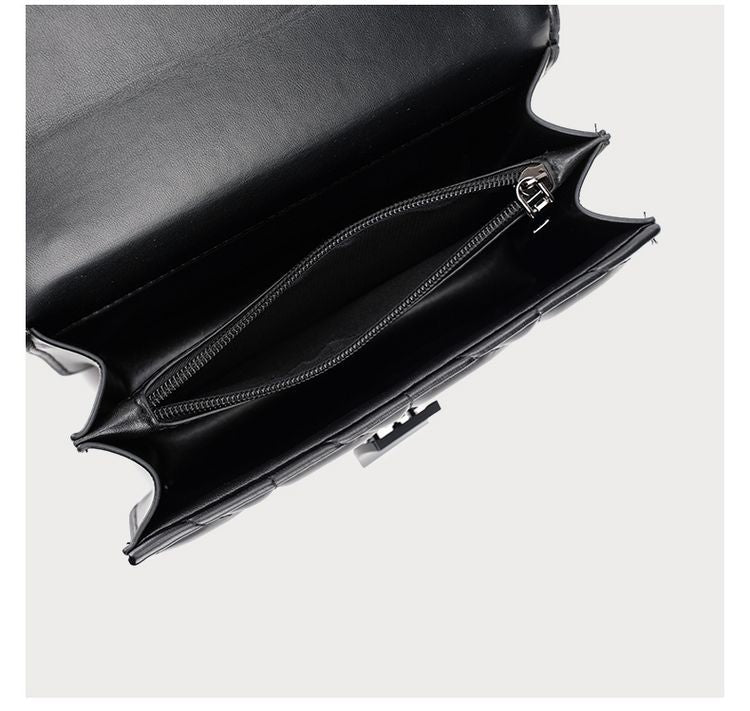 Lilly Luxury torebka | Designerska vintage torebka z wzorem w kratę.