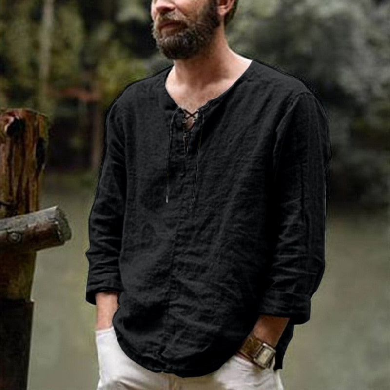 Vardi Dante™ Leon lniana bluzka | Stylowa i casualowa męska koszula