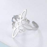 Amuletring Met Kruisknoopbescherming | Een unieke ring