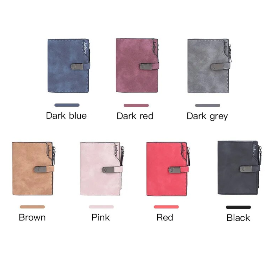 Kompaktowy portfel z magnetyczną klamrą | Poręczny i modny