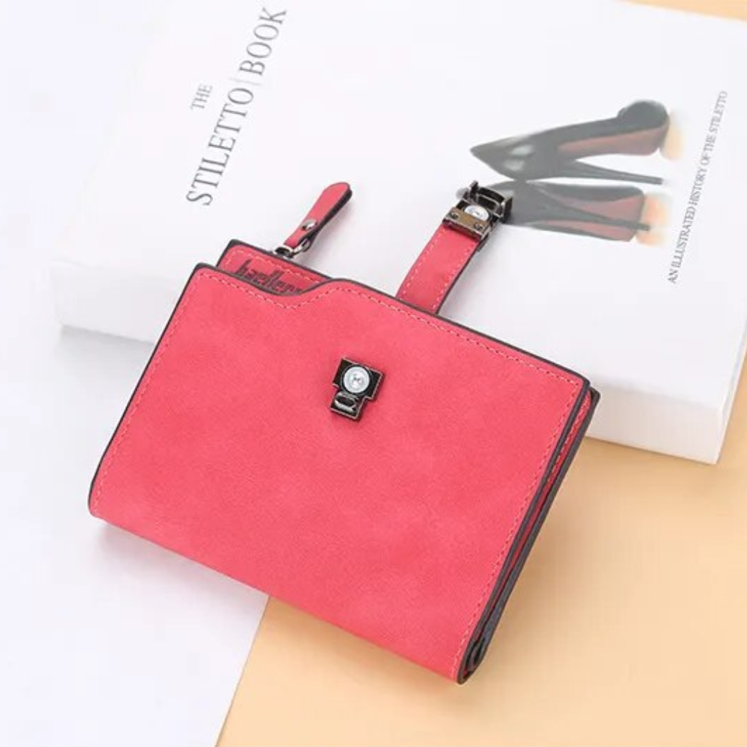 Kompaktowy portfel z magnetyczną klamrą | Poręczny i modny