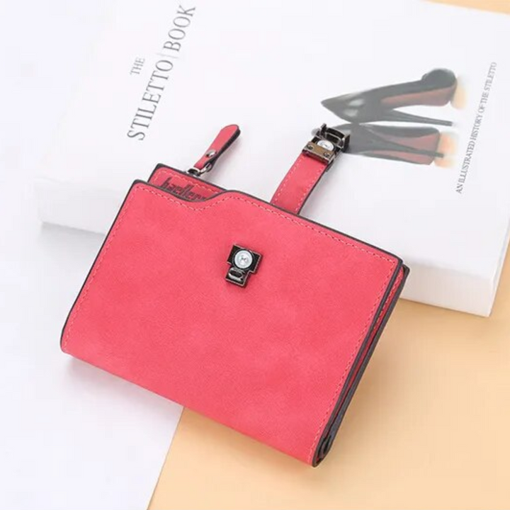 Kompaktowy portfel z magnetyczną klamrą | Poręczny i modny