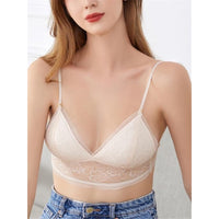 Biustonosz z siateczki z krawędziami | Z eleganckim i seksownym niskim tyłem