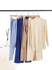 Miles Zestaw Dzianinowy | Klasyczny i Stylowy